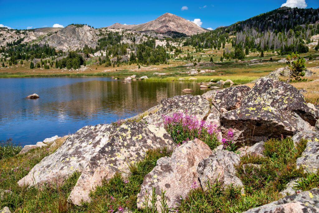 Long Lake in the Beartooth Mountains